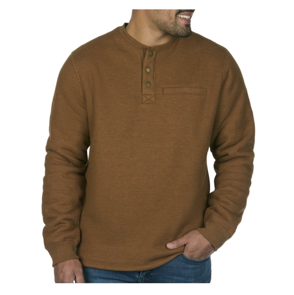 Coleman Other - Men's Coleman Sherpa Lined Stain-Resistant Henley Shirt - Brand New With Tags